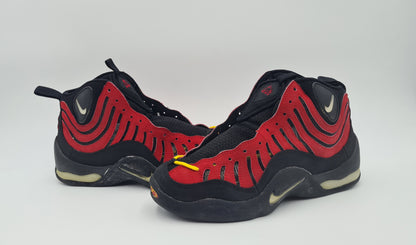 *NEW* Vintage 1997 Nike Air Bakin Varsity Red Tim Hardaway UK 8.5 / EUR 43