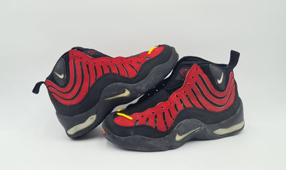 *NEW* Vintage 1997 Nike Air Bakin Varsity Red Tim Hardaway UK 9 / EUR 44