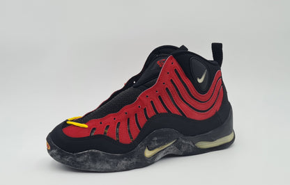*NEU* Vintage 1997 Nike Air Bakin Varsity Red Tim Hardaway UK 9,5 / EUR 44,5