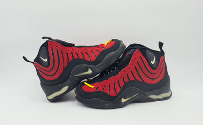 *NEU* Vintage 1997 Nike Air Bakin Varsity Red Tim Hardaway UK 8 / EUR 42,5