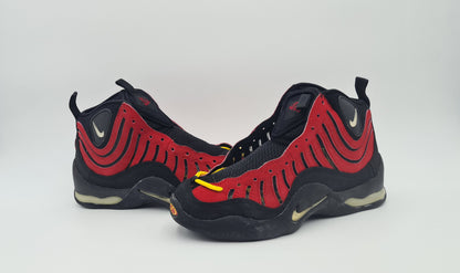 *NEU* Vintage 1997 Nike Air Bakin Varsity Red Tim Hardaway UK 8 / EUR 42,5