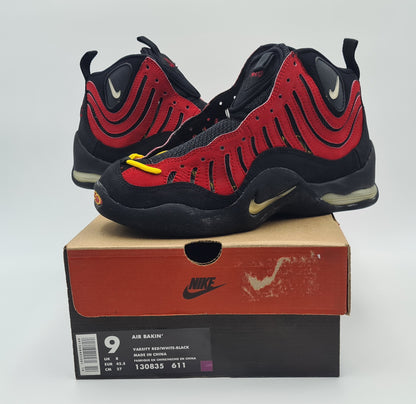 *NEU* Vintage 1997 Nike Air Bakin Varsity Red Tim Hardaway UK 8 / EUR 42,5