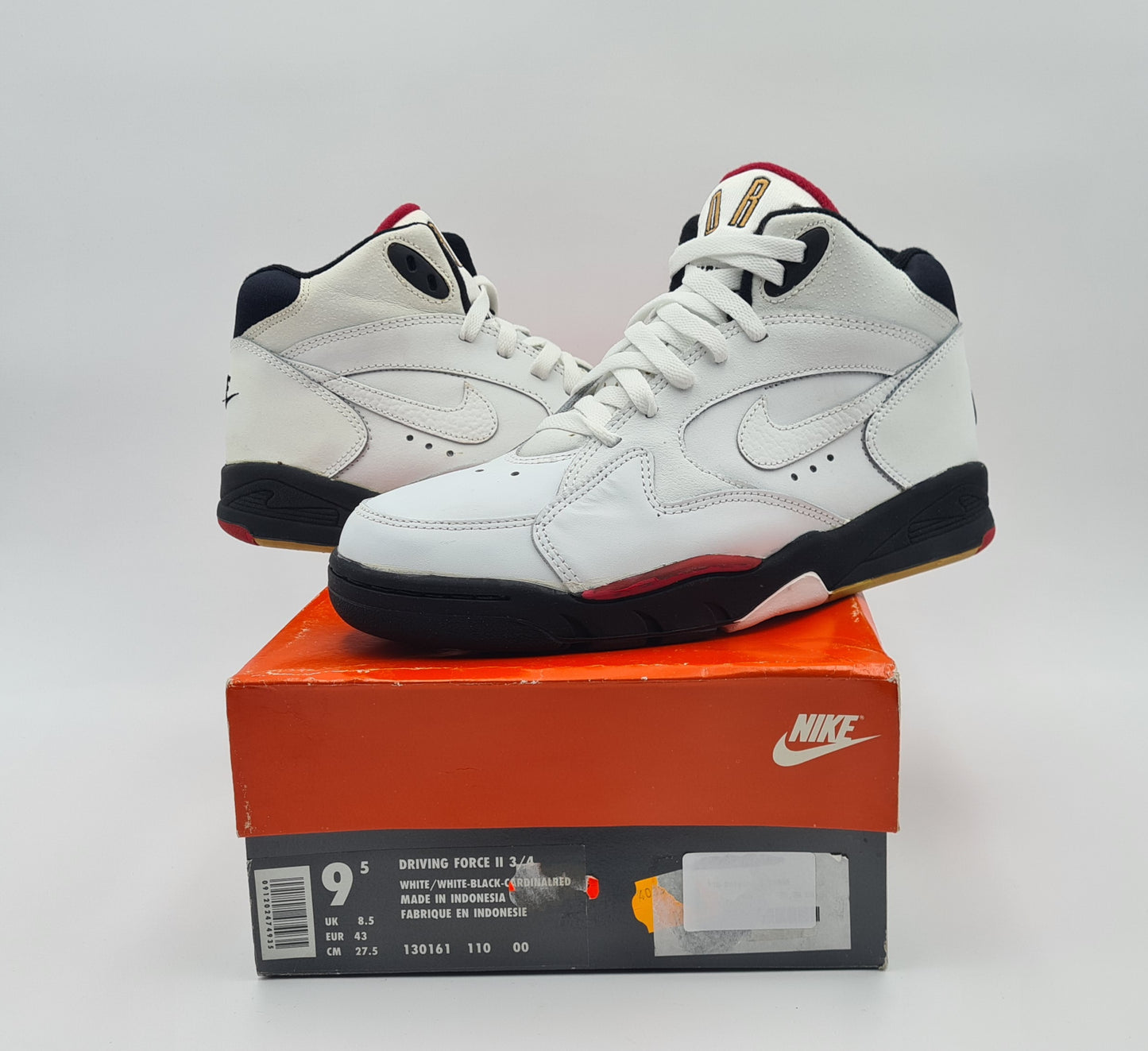 *NEW* Vintage 1992 Nike Driving Force II 3/4 UK 8.5 / EUR 43