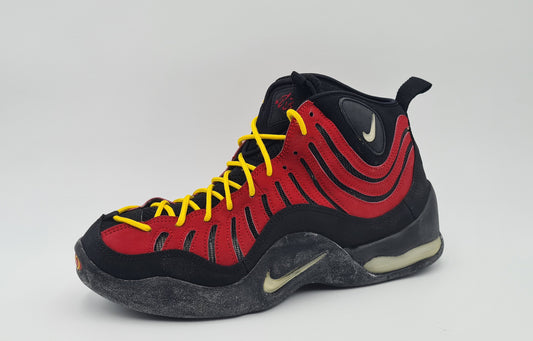 *NEU* Vintage 1997 Nike Air Bakin Varsity Red Tim Hardaway UK 10,5 / EUR 45,5