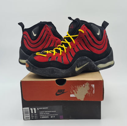 *NEW* Vintage 1997 Nike Air Bakin Varsity Red Tim Hardaway UK 10.5 / EUR 45.5