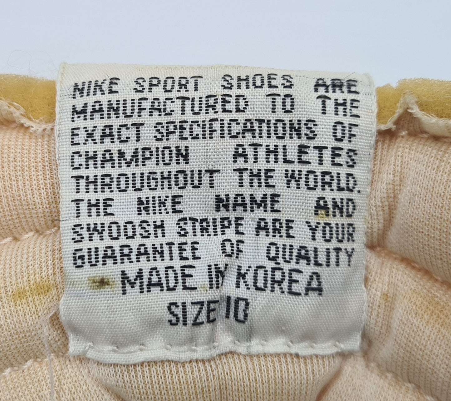 Vintage 70s / 80s Nike LDV Made in Korea Waffle Trainers US 10 / EUR 44