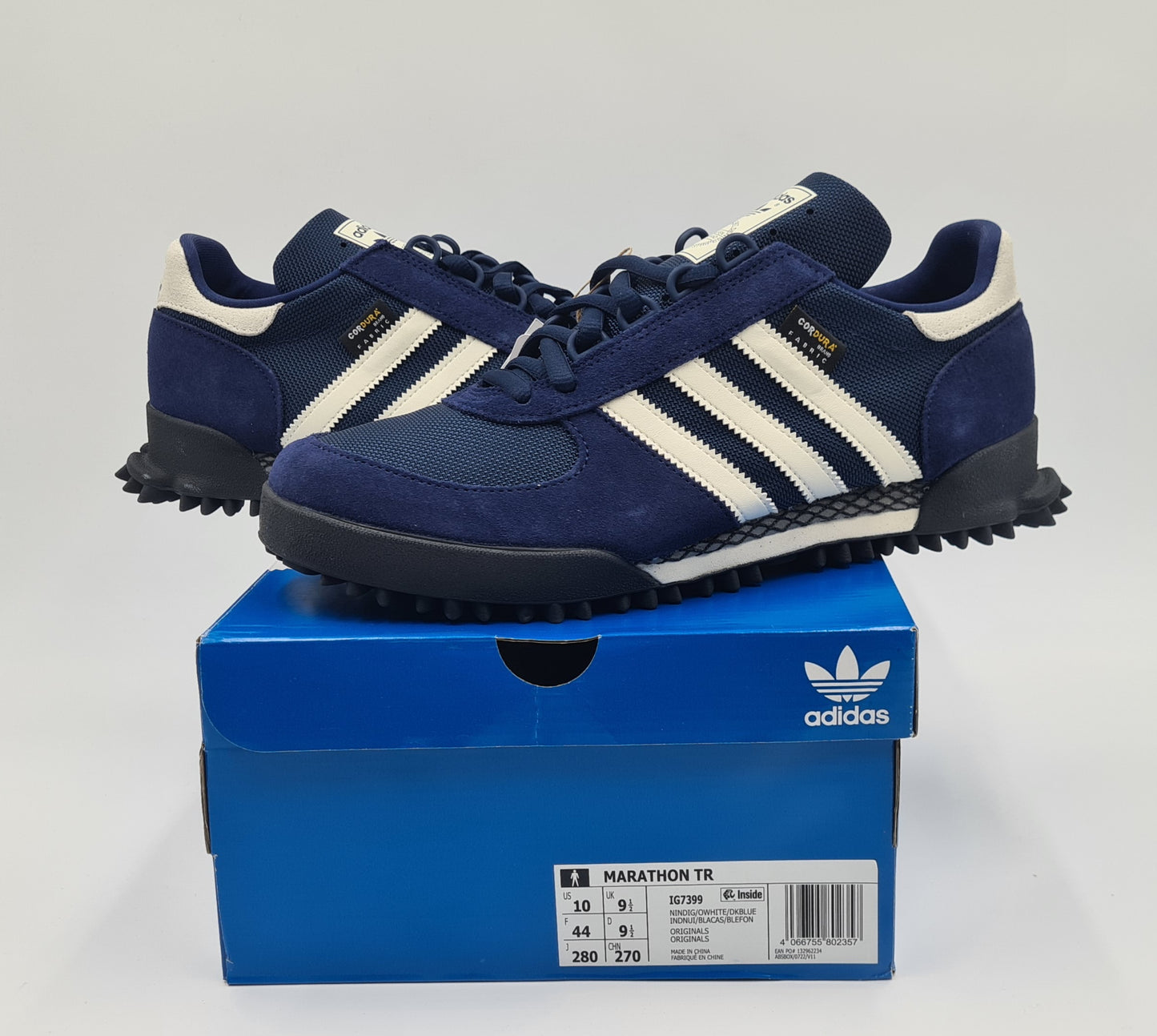 *NEU* 2023 Adidas Marathon TR Cordura Blau UK 9,5 / EUR 44