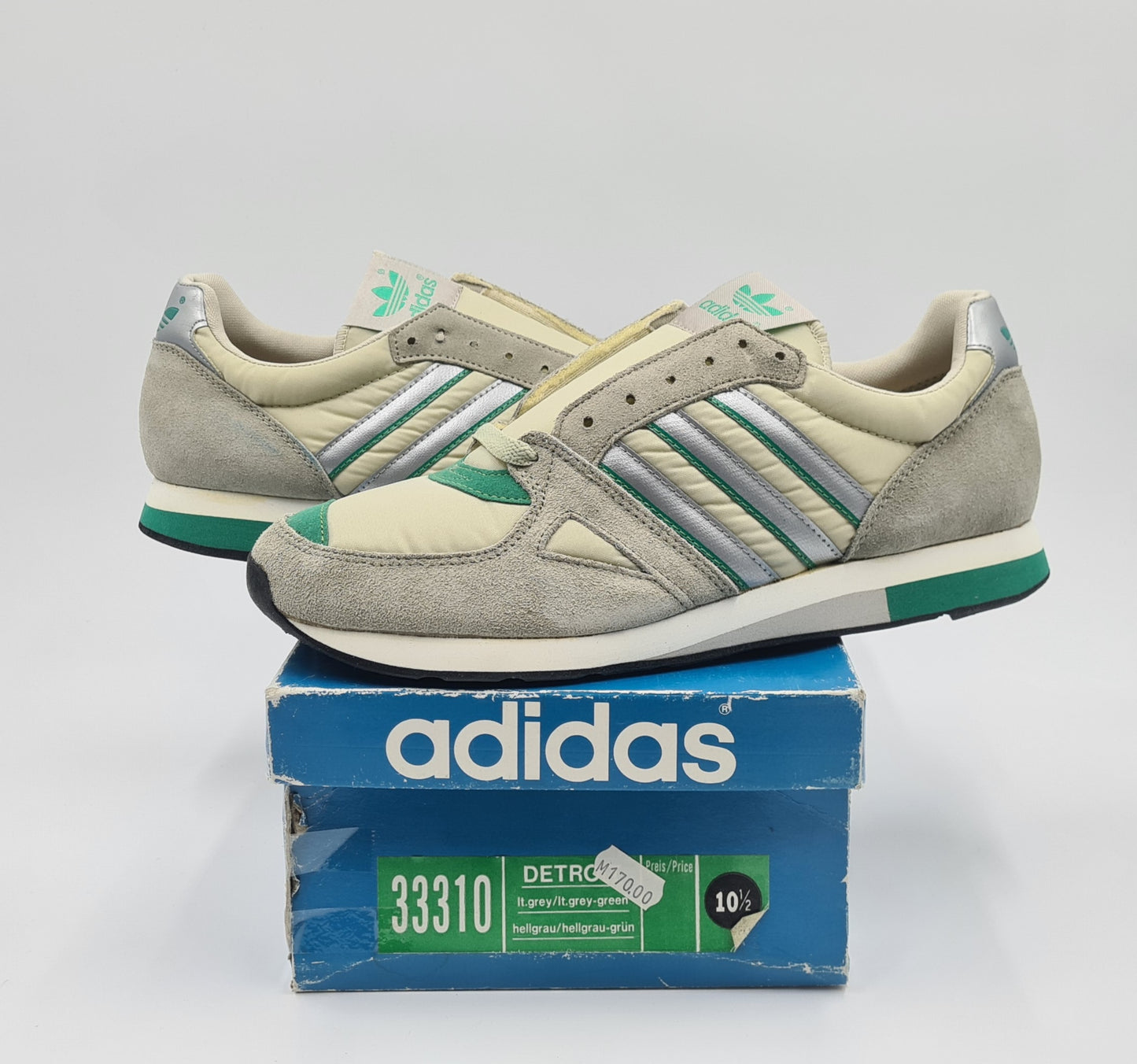 *NEU* Vintage 1989 Adidas Detroit UK 10,5 / EUR 45 1/3