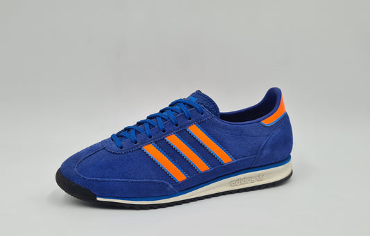*LIKE NEW* 2020 Adidas SL 72 Retro Blue Orange Size UK 7.5 / EUR 41 1/3