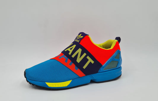 *VGC* 2014 Adidas ZX Flux Slip On Aqua" 'I WANT, I CAN' UK 8 / EUR 42