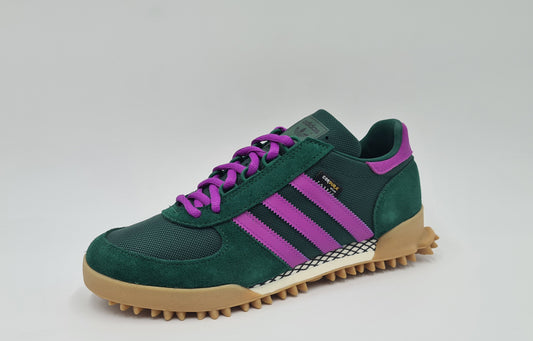 *LIKE NEW* 2023 Adidas Marathon TR Cordura Green / Purple UK 9.5 / EUR 44