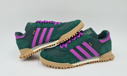 *LIKE NEW* 2023 Adidas Marathon TR Cordura Green / Purple UK 9.5 / EUR 44