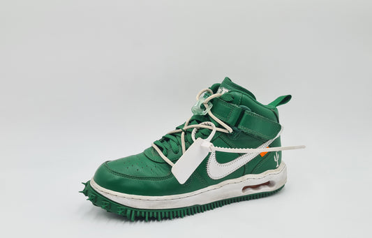 2022 Nike Air Force 1 X Off-White Grün Gr. UK 7 / EUR 41