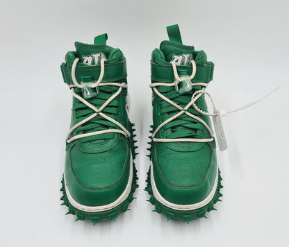 2022 Nike Air Force 1 X Off-White Grün Gr. UK 7 / EUR 41