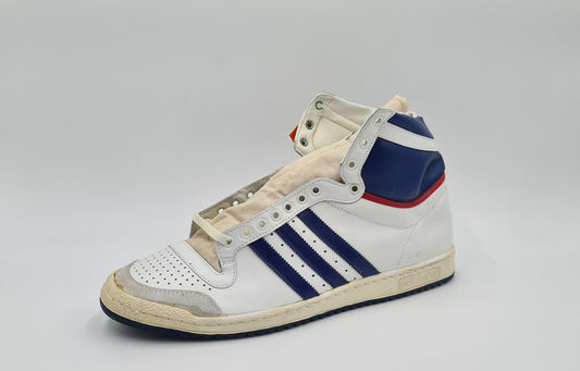*NEW* Vintage 1980s Adidas Top Ten High UK 14.5 / EUR 50 2/3
