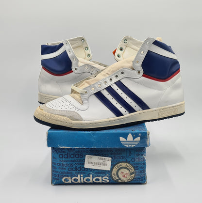 *NEW* Vintage 1980s Adidas Top Ten High UK 14.5 / EUR 50 2/3
