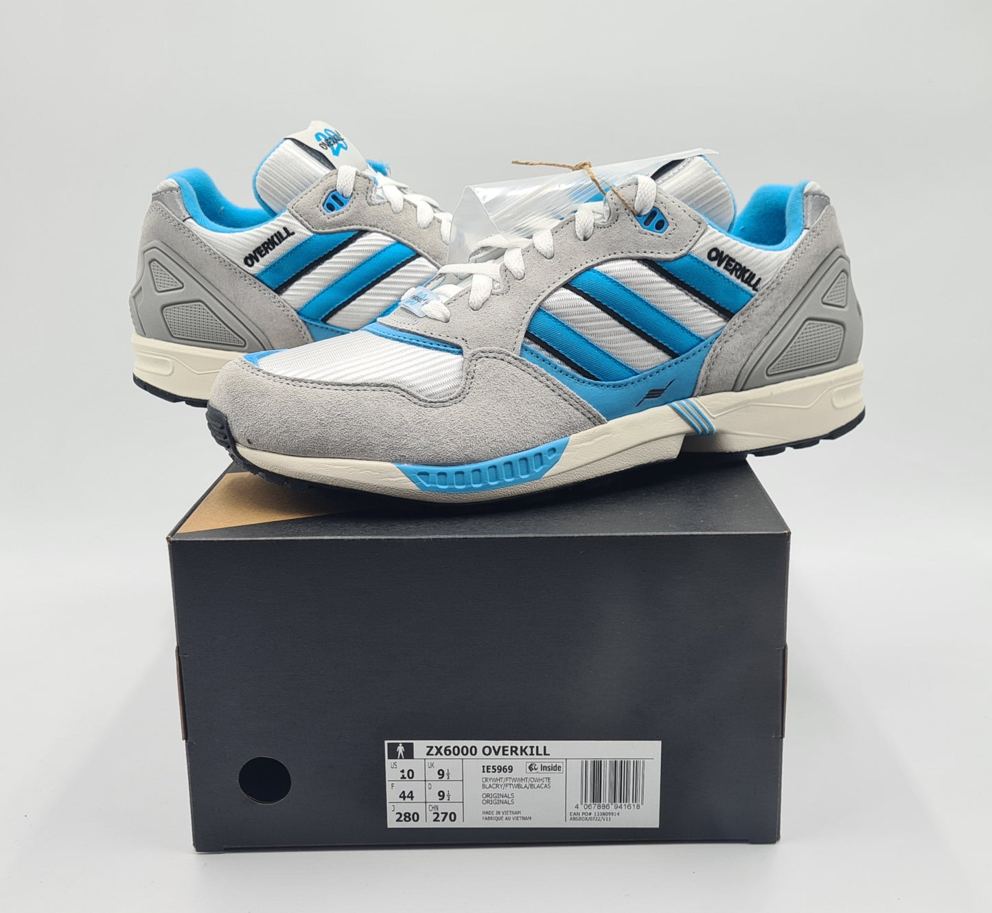 *NEW* 2023 Adidas ZX 6000 X Overkill UK 9.5 / EUR 44
