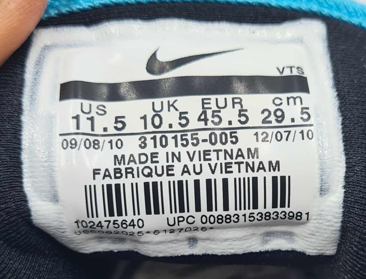 *NEU* 2010 Nike Air 180 Schwarz Gr. UK 10,5 / EUR 45,5