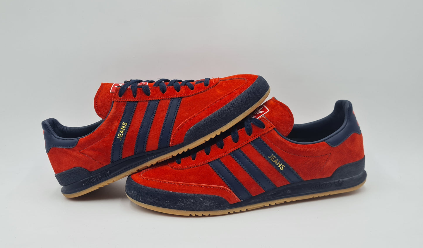 *VGC* 2021 Adidas Jeans Retro Red UK 9.5 / EUR 44