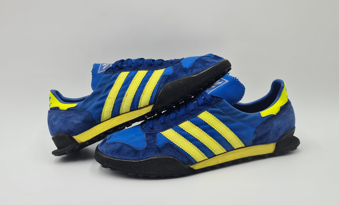 Vintage 1980s Adidas Marathon 80 West Germany UK 12 / EUR 47 1/3