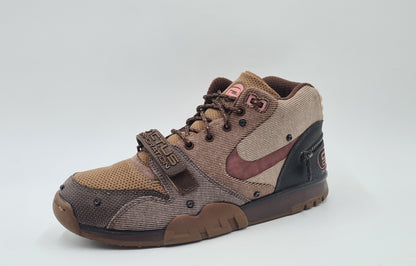 *TOP* 2021 Nike Air Trainer 1 Travis Scott 'Wheat' Gr. UK 9 / EUR 44
