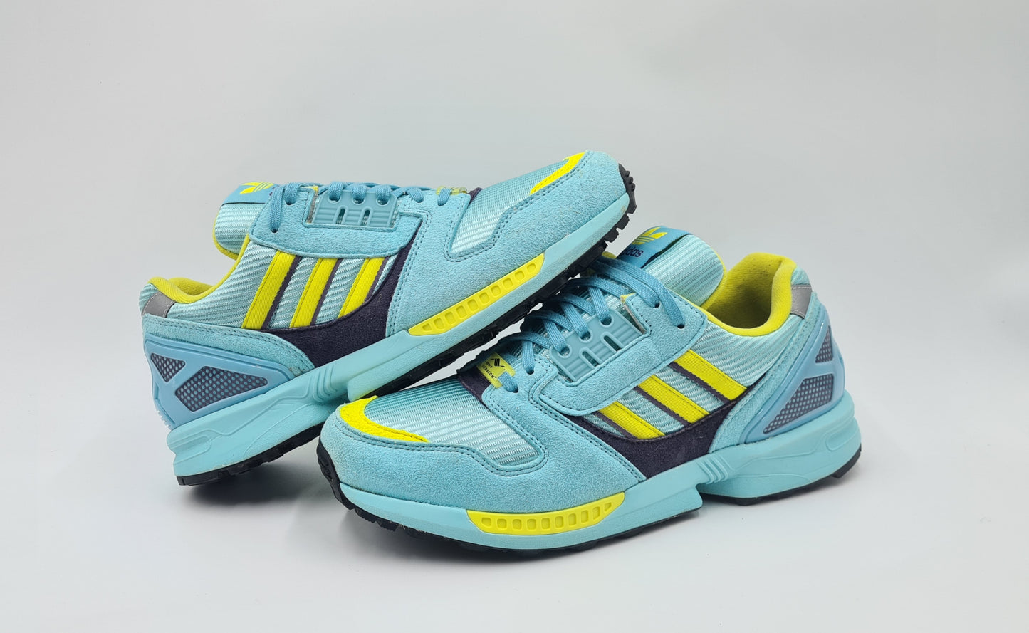 *VGC* 2019 Adidas ZX 8000 Aqua UK 8.5 / EUR 42 /3