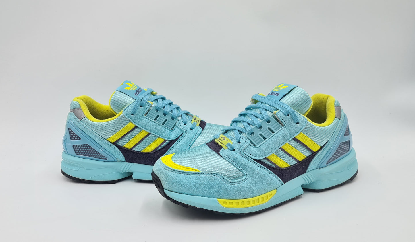 *VGC* 2019 Adidas ZX 8000 Aqua UK 8.5 / EUR 42 /3
