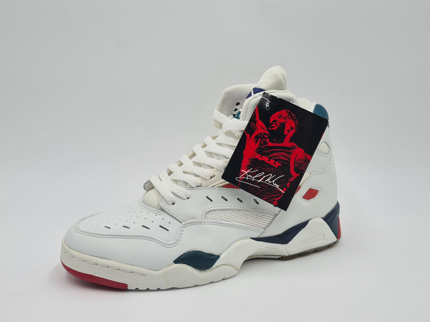 *NEU* Vintage 1990er LA Gear Catapult 'The Mailman' Karl Malone UK 8 / EUR 42,5