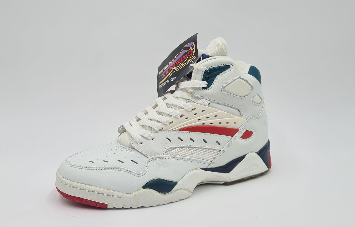 *NEU* Vintage 1990er LA Gear Catapult 'The Mailman' Karl Malone UK 8 / EUR 42,5