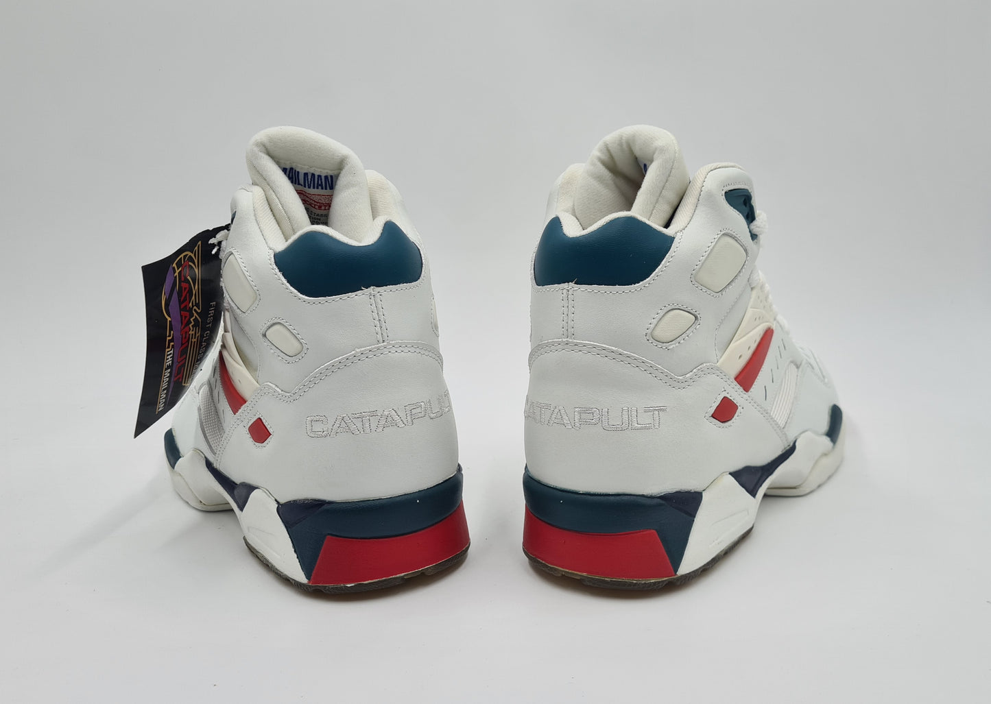 *NEU* Vintage 1990er LA Gear Catapult 'The Mailman' Karl Malone UK 8 / EUR 42,5