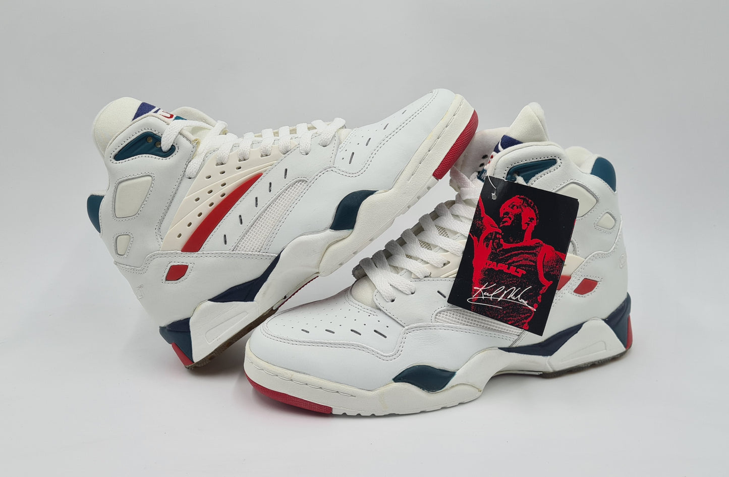 *NEU* Vintage 1990er LA Gear Catapult 'The Mailman' Karl Malone UK 8 / EUR 42,5