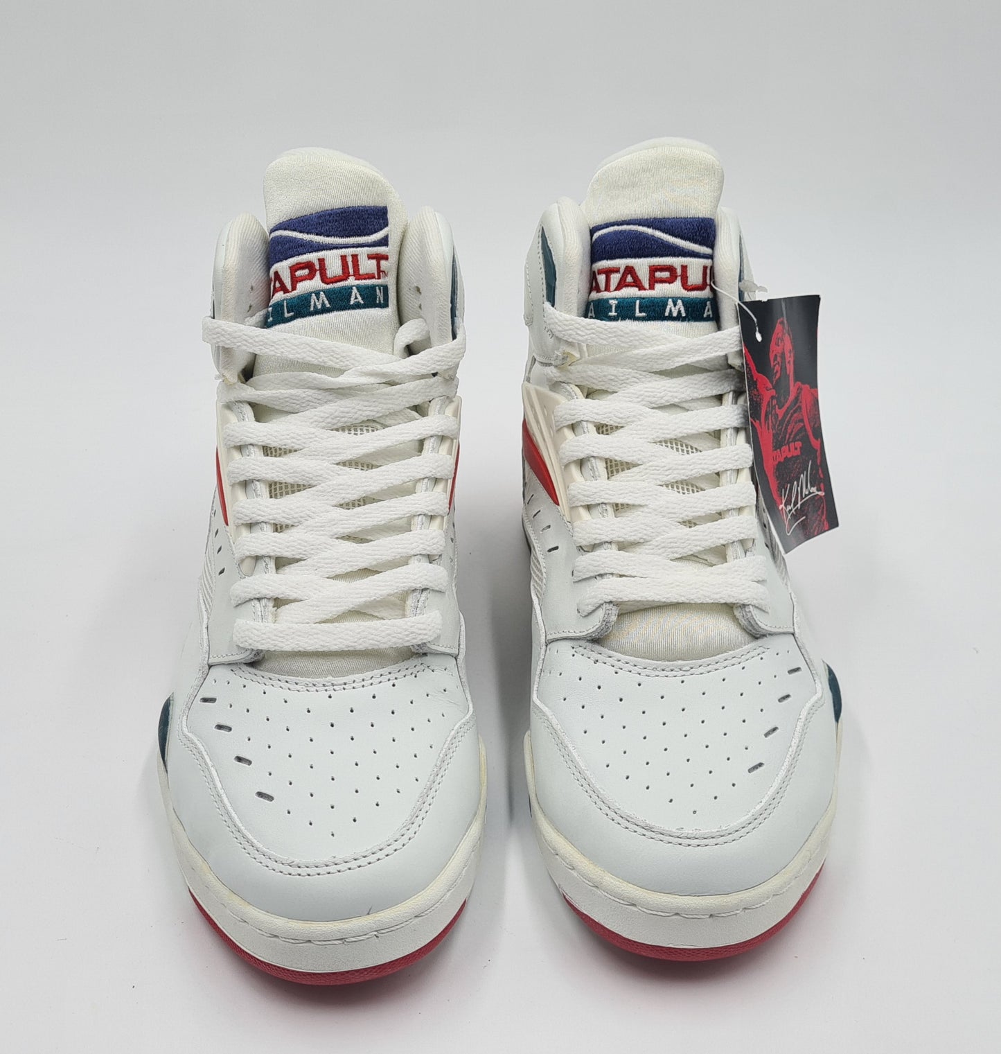 *NEU* Vintage 1990er LA Gear Catapult 'The Mailman' Karl Malone UK 8 / EUR 42,5