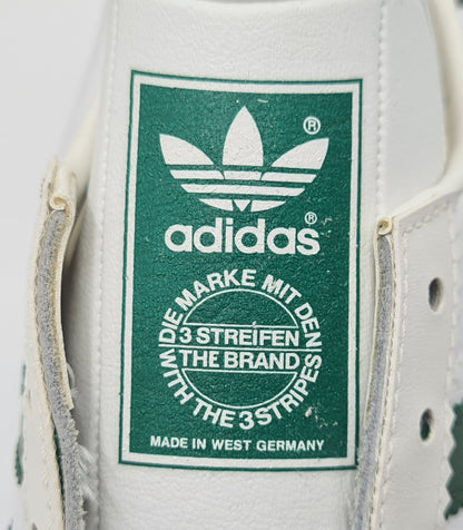 *NEU* Vintage 1980er Adidas Rom mit grünen Streifen UK 8 / EUR 42