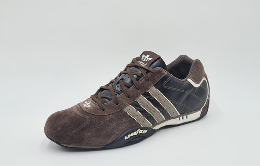 *VGC* 2005 Adidas Adi Racer Low Good Year Brown Black Size UK 10 / EUR 44 2/3