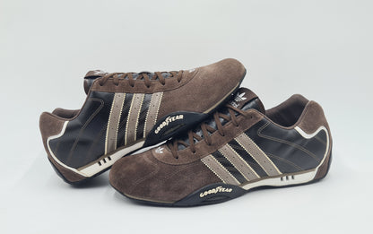 *VGC* 2005 Adidas Adi Racer Low Good Year Brown Black Size UK 10 / EUR 44 2/3