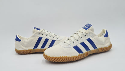 *WIE NEU* Vintage 1980er Adidas Eberhard Scholer Tischtennis UK 9 / EUR 43 1/3