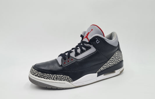2011 Nike Air Jordan 3 III Retro Black Cement Gr. UK 14 / EUR 49,5