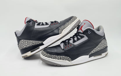 2011 Nike Air Jordan 3 III Retro Black Cement Gr. UK 14 / EUR 49,5