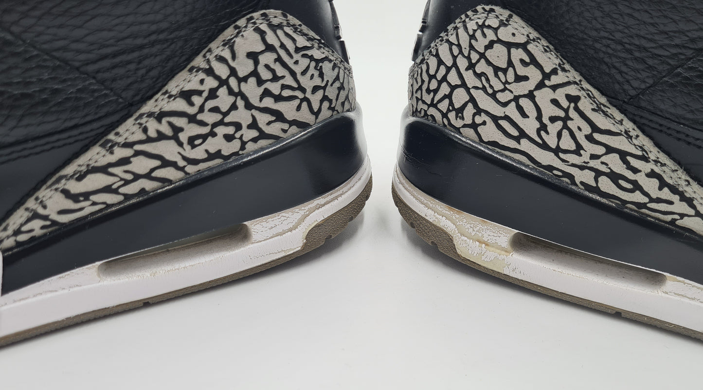 2011 Nike Air Jordan 3 III Retro Black Cement Gr. UK 14 / EUR 49,5