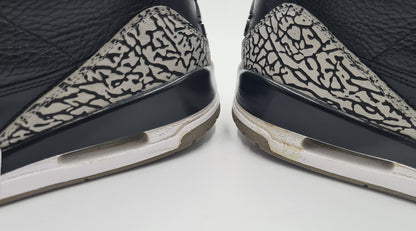 2011 Nike Air Jordan 3 III Retro Black Cement Gr. UK 14 / EUR 49,5
