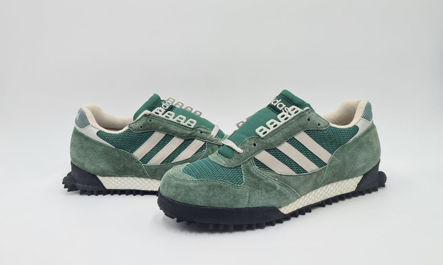 *NEW* Vintage 1993 Adidas Marathon TR 2 Green UK 9.5 / EUR 44