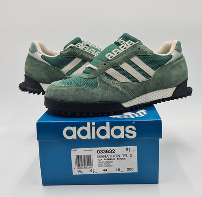 *NEW* Vintage 1993 Adidas Marathon TR 2 Green UK 9.5 / EUR 44