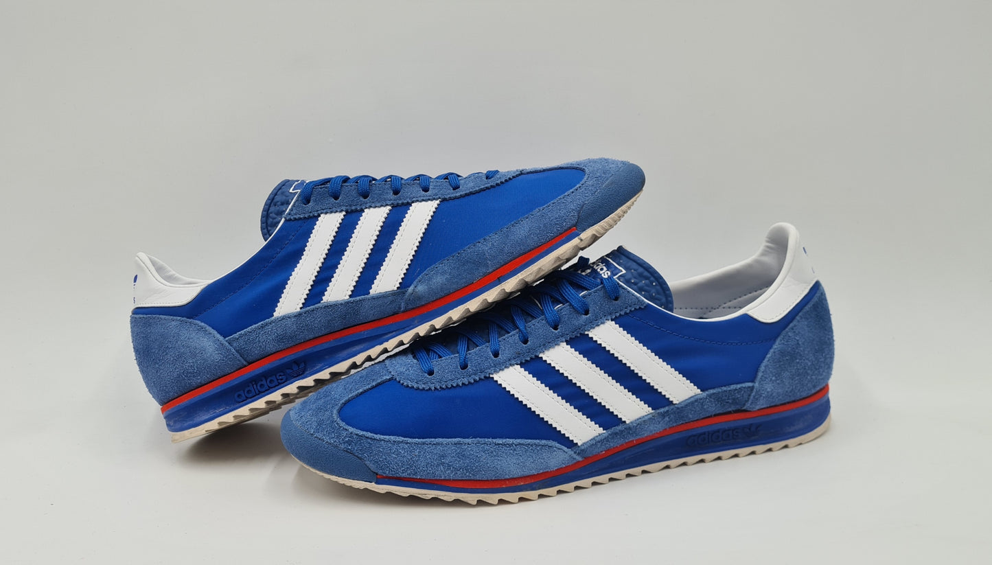 *TOP* 2019 Adidas SL 72 Retro Blue Size UK 10 / EUR 44 2/3