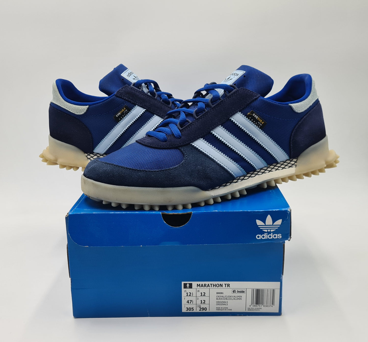 *Good condition* 2022 Adidas Marathon TR Cordura Dark Blue UK 12 / EUR 47 1/3