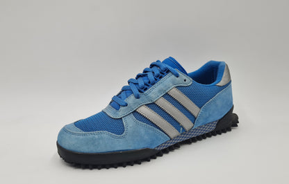 *WIE NEU* 2011 Adidas Marathon TR Retro Blau UK 10 / EUR 44 2/3