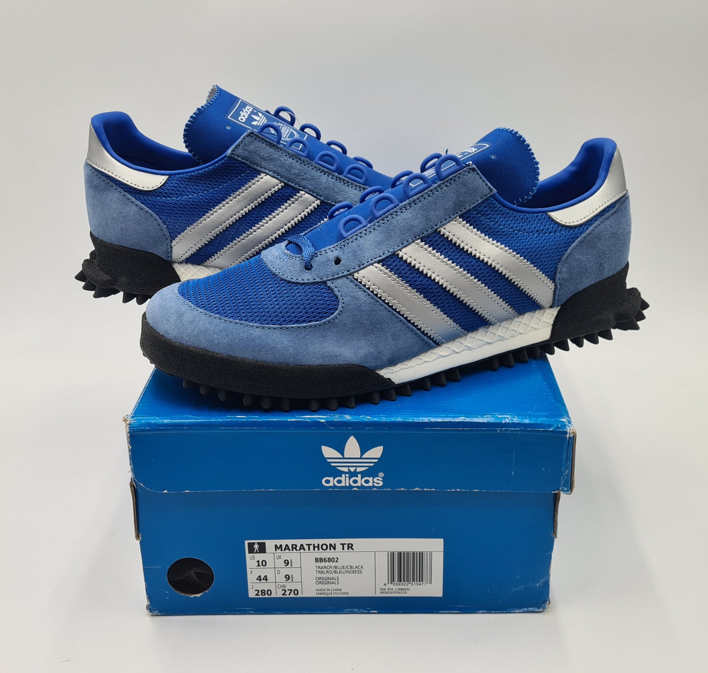 *NEW* 2017 Adidas Marathon TR Blue UK 9.5 / EUR 44