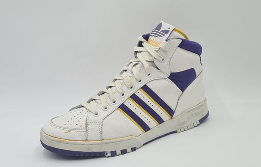 *Good condition* Vintage 1988 Adidas Connector Hi Lakers UK 11 / EUR 46
