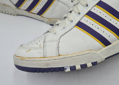 *Guter Zustand* Vintage 1988 Adidas Connector Hi Lakers UK 11 / EUR 46