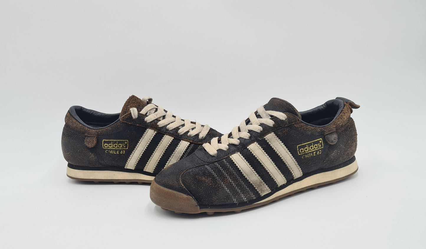 Vintage 2011 Adidas Chile 62 Retro Brown UK 8 / EUR 42