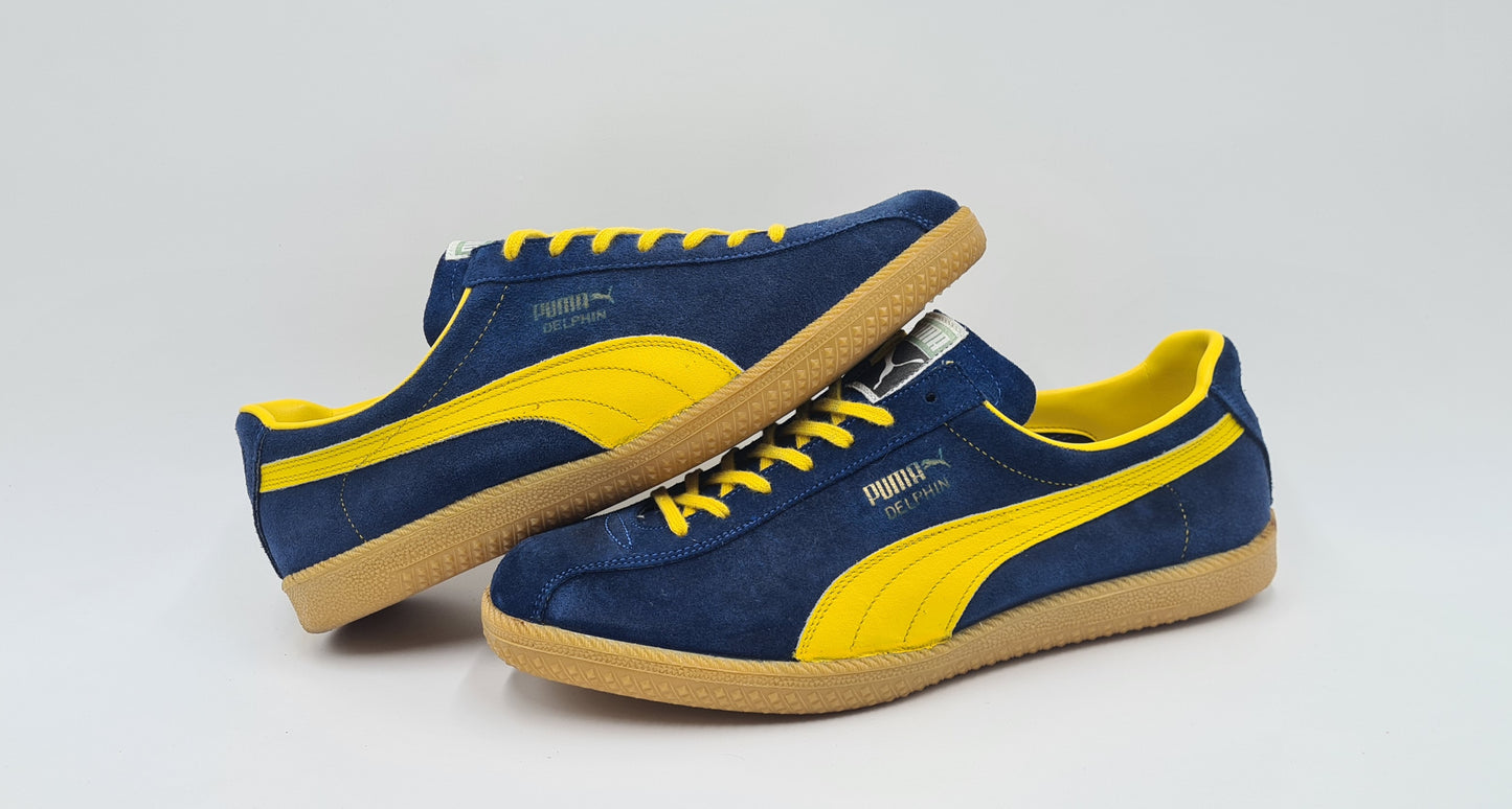 *WIE NEU* Vintage 1980er Puma Delphin West Germany UK 8 / EUR 43